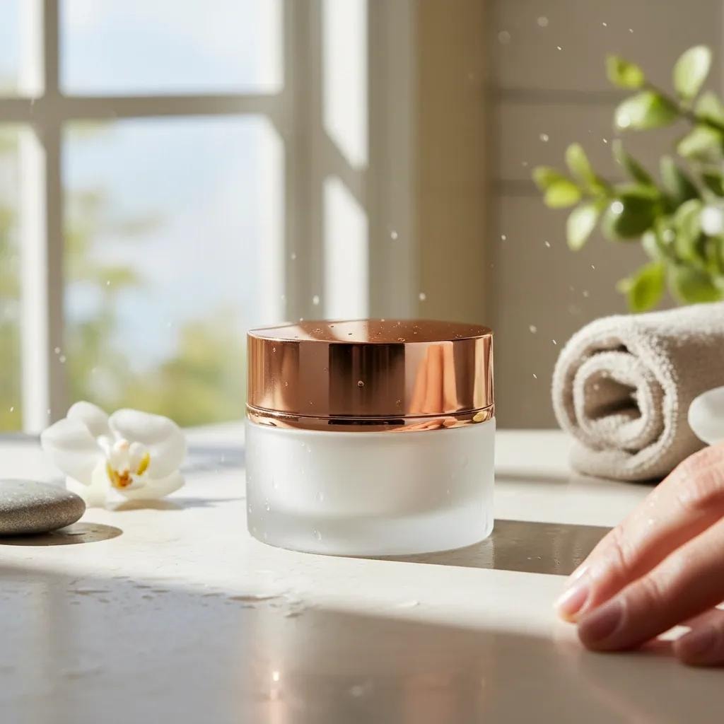 WeSO jar on pedestal